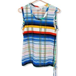 Vintage Lady Arrow Sleeveless Polyester Top